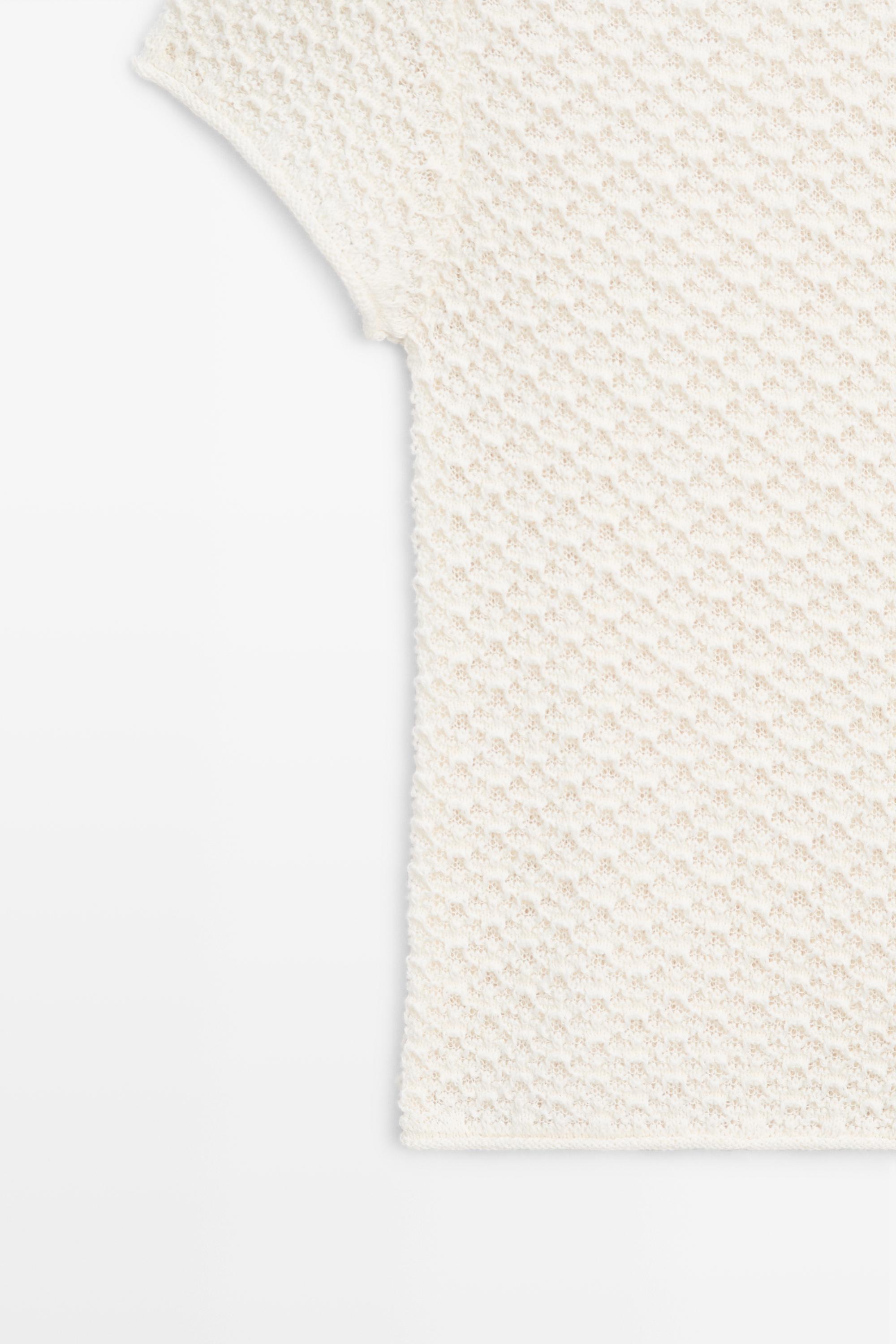 Cardigan en maille crochet